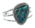 Sterling Silver Turquoise Navajo Cuff Bracelet JX130332